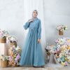 Baju Gamis Lebaran - Kartika Dress - Delia Hijab Tosca