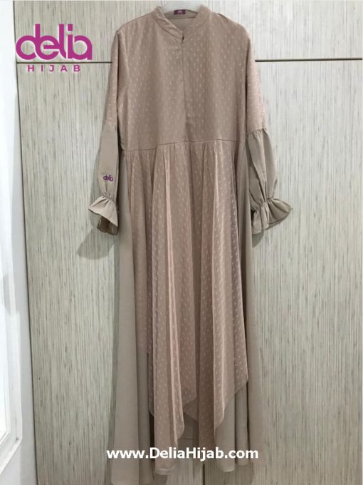 Baju Gamis Modern - Laluna Dress - Delia Hijab