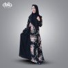 Baju Gamis Motif Modern - Monalisa Set - Delia Hijab