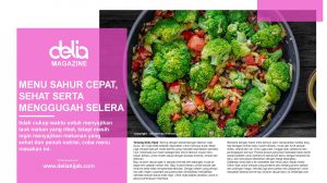 Menu Sahur Cepat, Sehat dan Menggugah Selera - Baju Muslim Lebaran 2021 - Baju Gamis Modern 2021