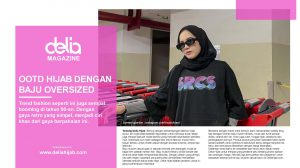 Kunci : OOTD Hijab Baju Oversized ala 90-an, Cantik dan Unik - OOTD Hijab Kaos Oversized - OOTD Kaos Oversized