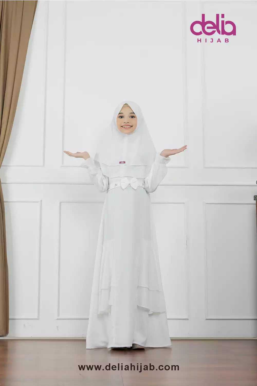 Baju Sarimbit Keluarga Muslim - Gamis Anak Sarimbit Crystal - Delia Hijab