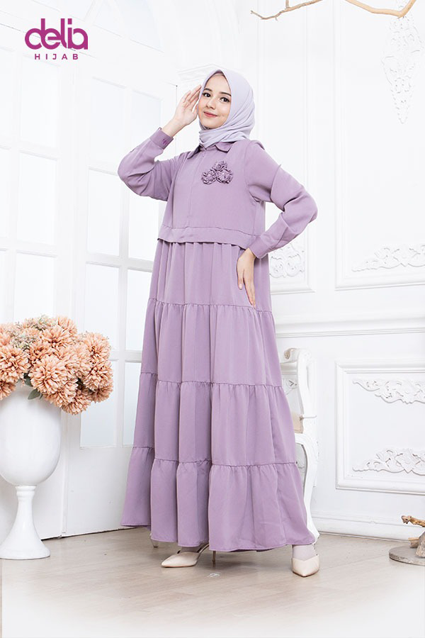 Baju Muslim Wanita - Naymira Dress - Delia Hijab