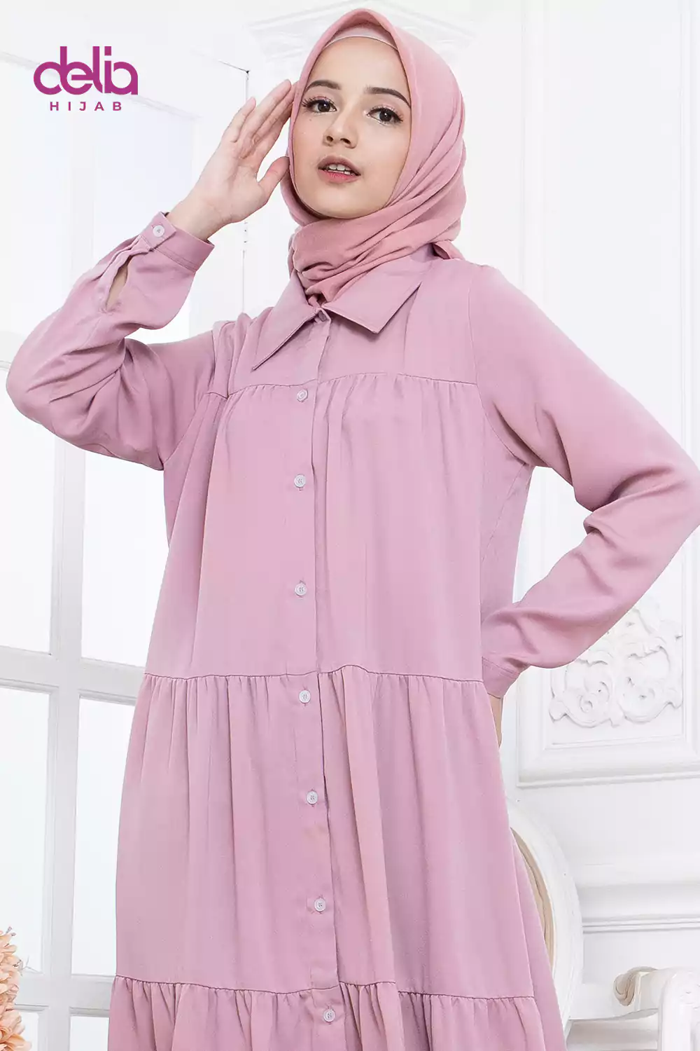Baju Muslim Wanita - Nazmia Dress - Delia Hijab