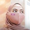 Masker Kain Hijab - Masker Polos List - Delia Hijab