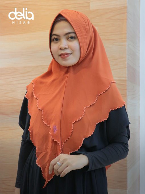 Kerudung Khimar syari - Khimar Salwa -Delia Hijab 