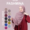 Kerudung Pashmina - Pashmina Delia Bordir - Delia Hijab